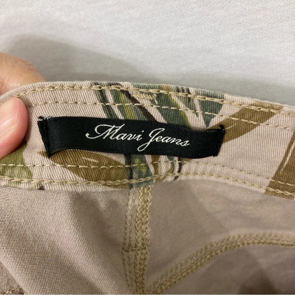 Mavi Women's Tropical Print Denise High Rise Cargo Pants Jeans size 30 - Picture 2 of 13